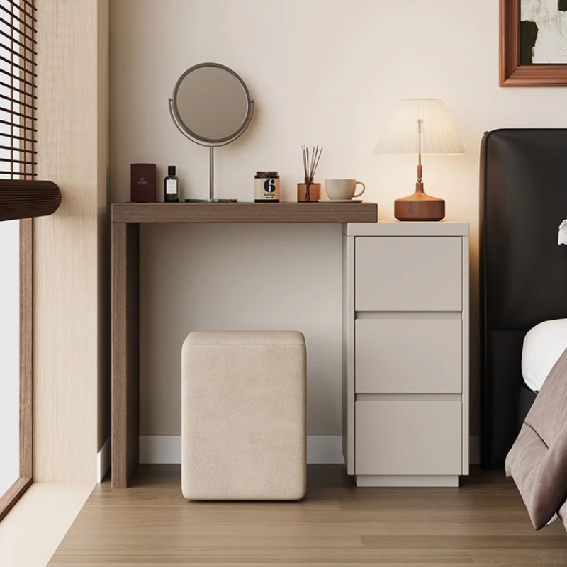 retractable small makeup table with mirror high-end multifunctional dressing table simple bedroom penteadeira home furniture
retractable small makeup table with mirror high-end multifunctional dressing table simple bedroom penteadeira home furniture