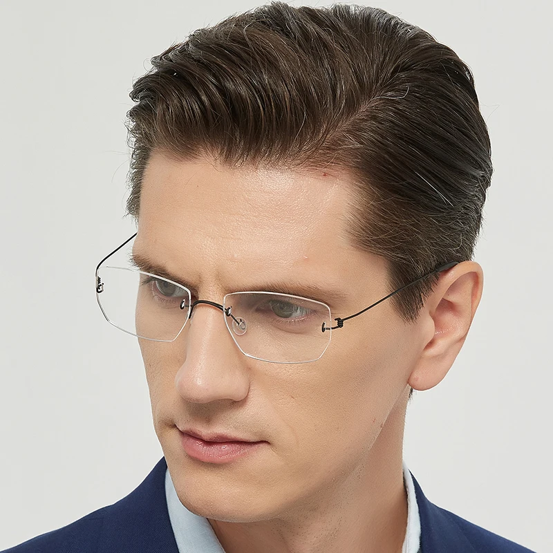 Design Sense Denmark Brand Glasses Men Women High-end Large Square-framed Glasses Super Light Titanium Material Frameless
Design Sense Denmark Brand Glasses Men Women High-end Large Square-framed Glasses Super Light Titanium Material Frameless