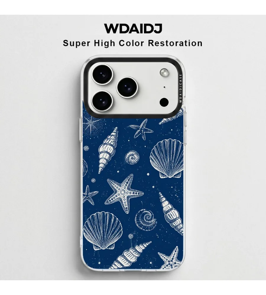 Vintage Blue Ocean Shell Starfish Print Clear Phone Case For Iphone 13 14 15 16 17 Scratch Resistant Slim Fit Protective Case
Vintage Blue Ocean Shell Starfish Print Clear Phone Case For Iphone 13 14 15 16 17 Scratch Resistant Slim Fit Protective Case