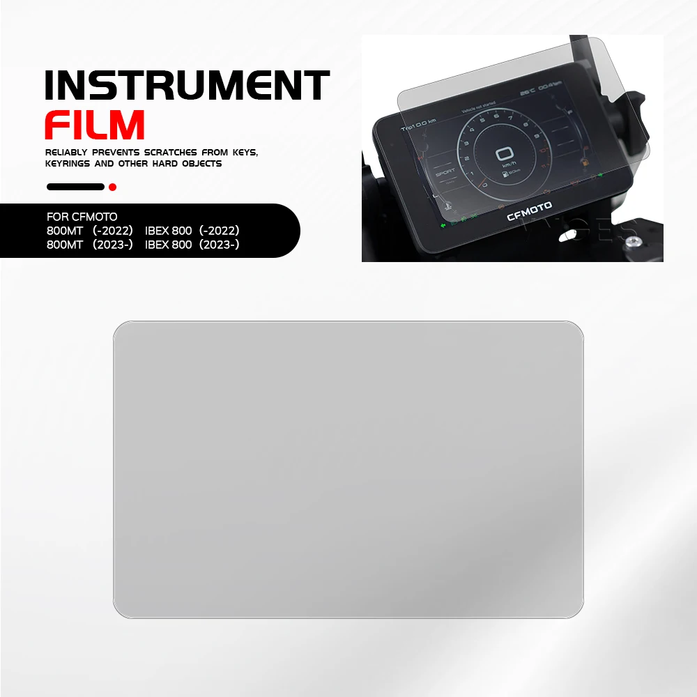 For CFMOTO 800MT 800 MT IBEX800 IBEX 800 2021 2022 2023- Motorcycle TFT Display Protection Film Screen Protector Instrument Film
For CFMOTO 800MT 800 MT IBEX800 IBEX 800 2021 2022 2023- Motorcycle TFT Display Protection Film Screen Protector Instrument Film
