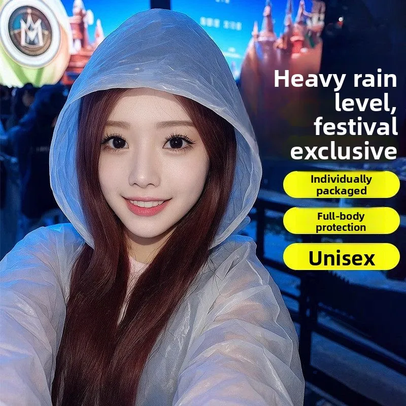 Thickened Long Raincoat for Music Festival One-time Use Full Body Adult And Child Size Waterproof And Windproof Concert Speci...
Thickened Long Raincoat for Music Festival One-time Use Full Body Adult And Child Size Waterproof And Windproof Concert Speci...