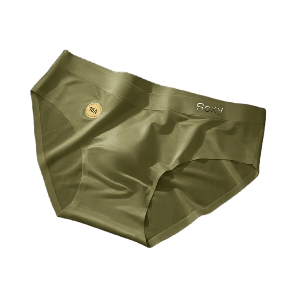 Comfortable Summer Thin Satin Briefs Men Underpants Breathable Ice Silk Panties Lingerie Quick Dry Seamless Underwear Men Daily
Comfortable Summer Thin Satin Briefs Men Underpants Breathable Ice Silk Panties Lingerie Quick Dry Seamless Underwear Men Daily