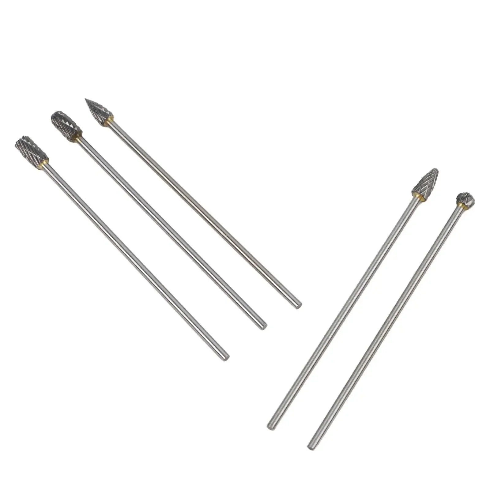 5pcs Double Cut For Solid Carbide Rotary Burrs 100mm Long 1/8 Inch Shank for Deburring Grinding Chamfering and Welding Tasks
5pcs Double Cut For Solid Carbide Rotary Burrs 100mm Long 1/8 Inch Shank for Deburring Grinding Chamfering and Welding Tasks