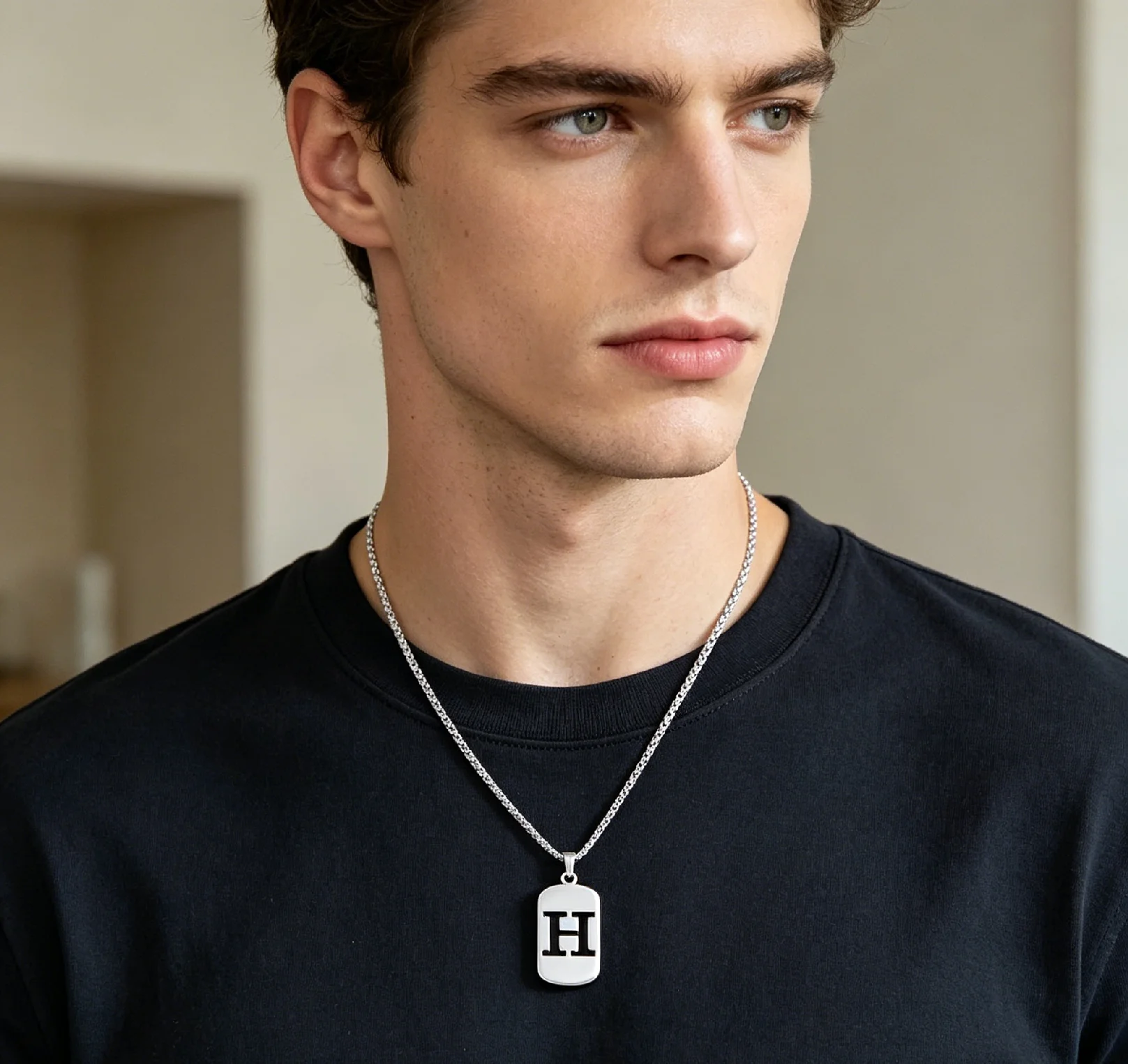Personalized Initial Cutout Letters Bar Necklace Custom Minimalist Box Chain Stainless steel Unisex Jewelry Fathers Day Gift
Personalized Initial Cutout Letters Bar Necklace Custom Minimalist Box Chain Stainless steel Unisex Jewelry Fathers Day Gift