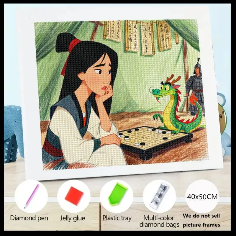 1 шт. Disney Mulan & Mushu Playing Go Набор для алмазной живописи, 5D Full Drill DIY Мультяшная принцесса Кристалл Драгоценный камень Художественный набор для детей и взрослых
1 шт. Disney Mulan & Mushu Playing Go Набор для алмазной живописи, 5D Full Drill DIY Мультяшная принцесса Кристалл Драгоценный камень Художественный набор для детей и взрослых
