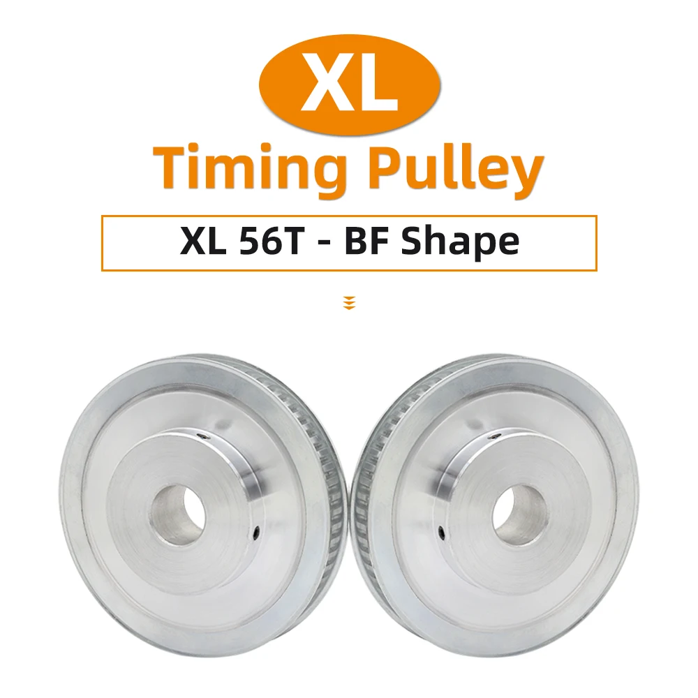 XL 56T Motor Pulley Bore 10-30 mm Trapezoidal Tooth Pitch 5.08 mm Transmission Pulley 10/15 mm Width Timing Belt XL 56Teeth
XL 56T Motor Pulley Bore 10-30 mm Trapezoidal Tooth Pitch 5.08 mm Transmission Pulley 10/15 mm Width Timing Belt XL 56Teeth