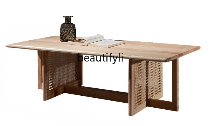 Nordic Coffee Table Solid Wood Japanese Simple Living Room Home Log Tea Table Nordic Ash Wood Tea Table
Nordic Coffee Table Solid Wood Japanese Simple Living Room Home Log Tea Table Nordic Ash Wood Tea Table