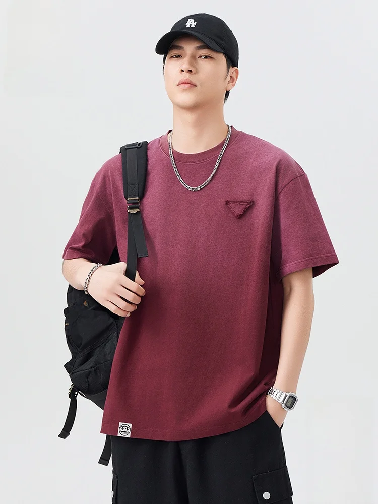 Мужская винтажная футболка из чистого хлопка с коротким рукавом, летняя, свободного кроя, дышащая, для молодежи
Мужская винтажная футболка из чистого хлопка с коротким рукавом, летняя, свободного кроя, дышащая, для молодежи