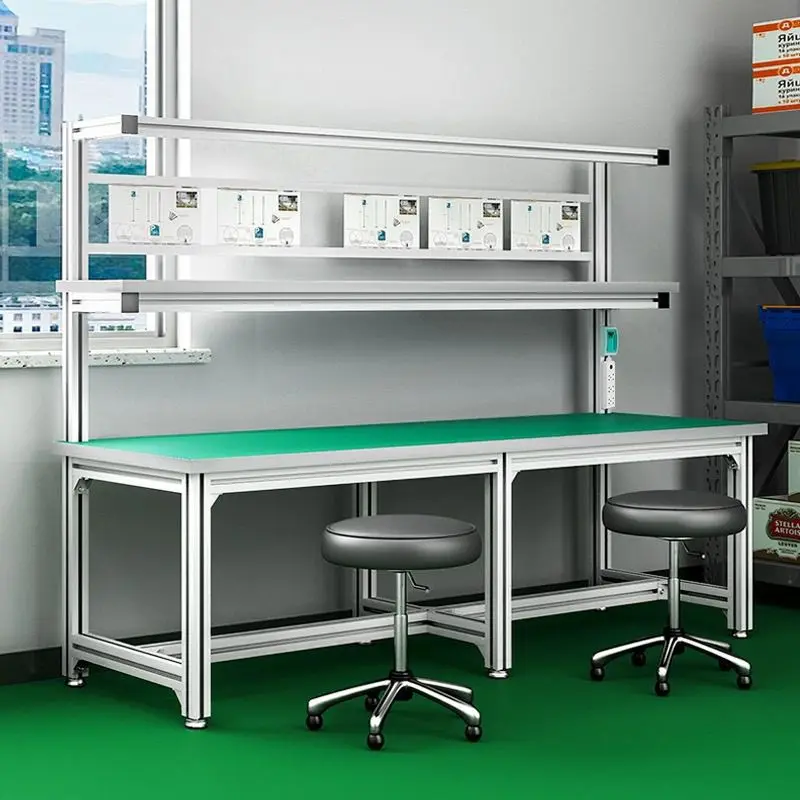 Aluminum alloy profile anti-static workbench workshop assembly console production line inspection packing bench desktop
Aluminum alloy profile anti-static workbench workshop assembly console production line inspection packing bench desktop