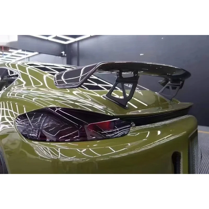 High Quality GT4 Style Carbon Fiber Rear Spoiler Wing For 718 Boxster Cayman 981
High Quality GT4 Style Carbon Fiber Rear Spoiler Wing For 718 Boxster Cayman 981