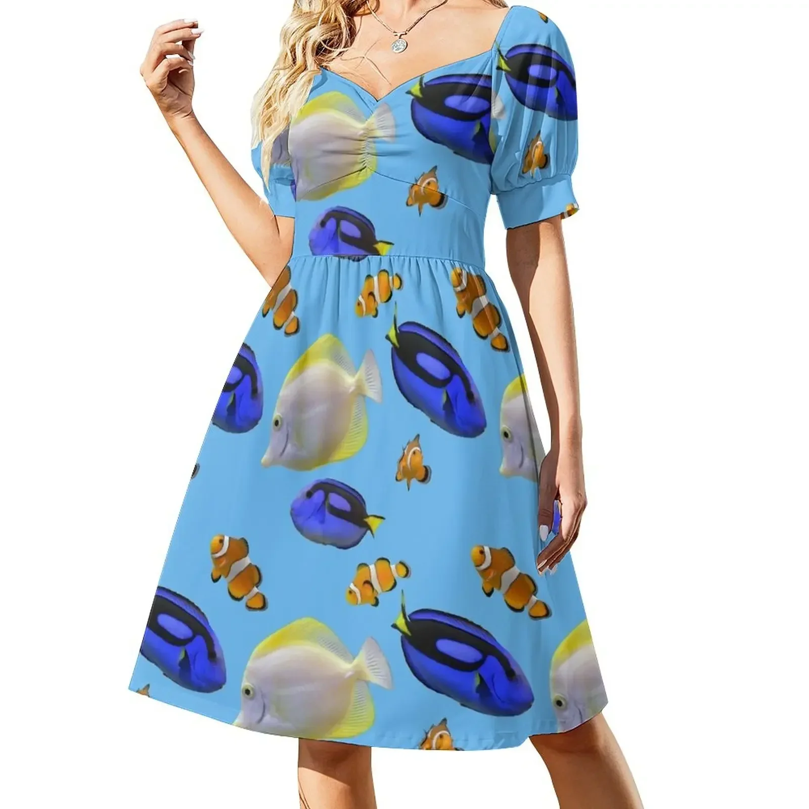 Finding Tropical Fish Sleeveless Dress evening dress women summer dresses for women 2025 women party dresses Dress
Finding Tropical Fish Sleeveless Dress evening dress women summer dresses for women 2025 women party dresses Dress