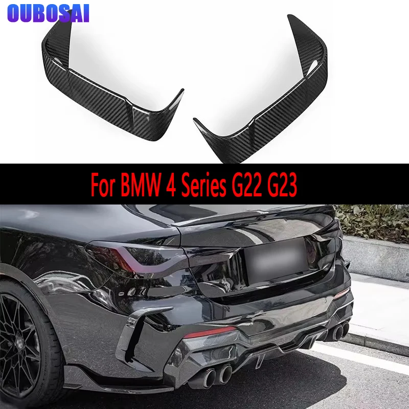 For BMW 4 Series G22 G23 Dry Carbon Fiber Car Rear Bumper Splitter Spoiler Canard Air Knife Surround Trim Body Kit
For BMW 4 Series G22 G23 Dry Carbon Fiber Car Rear Bumper Splitter Spoiler Canard Air Knife Surround Trim Body Kit