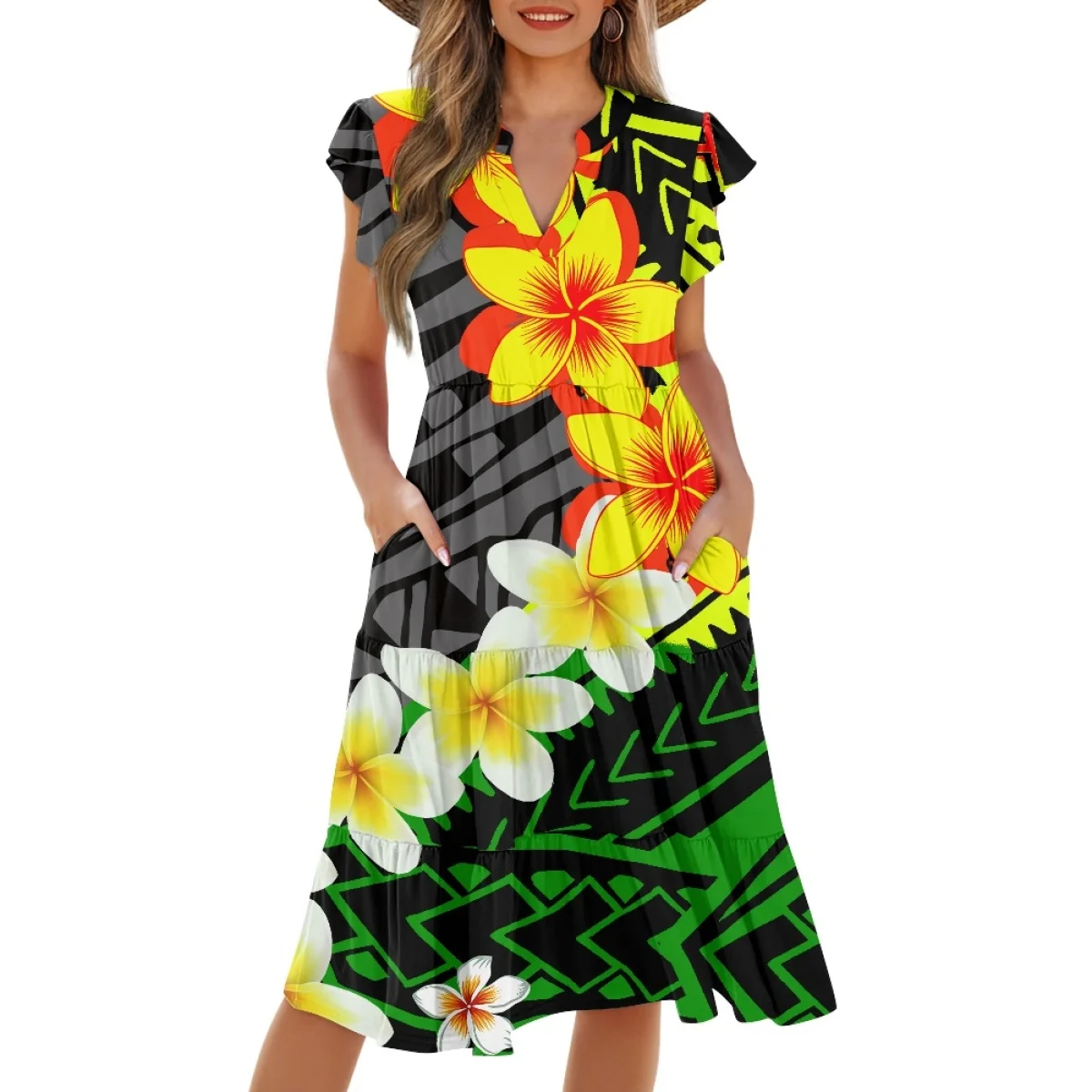 Samoan Print Mermaid Dress Custom Pattern Womens Small Traditional Tribal Polynesian Puletasi Samoan Dress
Samoan Print Mermaid Dress Custom Pattern Womens Small Traditional Tribal Polynesian Puletasi Samoan Dress