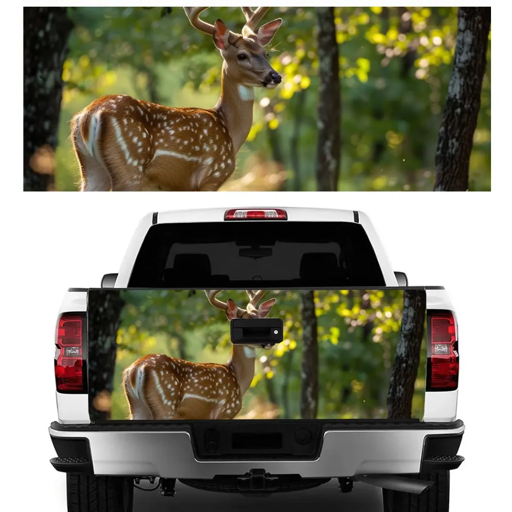 Forest Deer Sunset Landscape Car Tail Trunk Protect Vinly Decal Auto Accessories Hood Decoration Sticker for Off-road Pickup
Forest Deer Sunset Landscape Car Tail Trunk Protect Vinly Decal Auto Accessories Hood Decoration Sticker for Off-road Pickup
