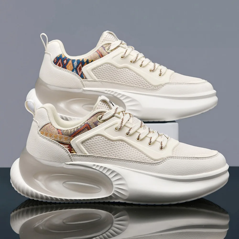 Men's leather waterproof sports shoes for spring and summer, casual cushioned board shoes, trendy and versatile, heightening sho
Men's leather waterproof sports shoes for spring and summer, casual cushioned board shoes, trendy and versatile, heightening sho