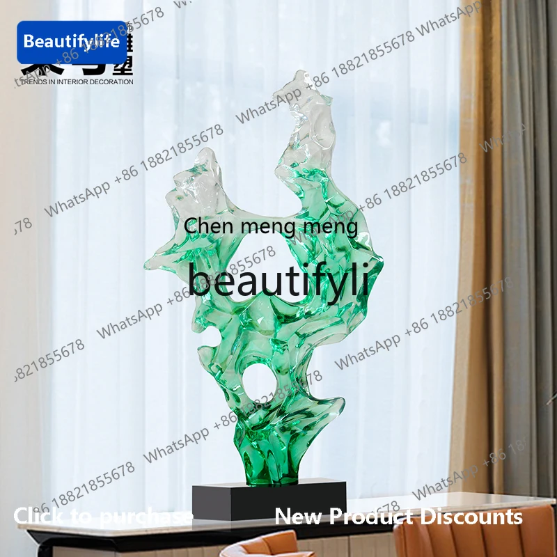 GG Living Room Entrance Decoration Hotel Ornament Wealth-Attracting Exhibition Hall Transparent Taihu Stone Sculpture Chinese St
GG Living Room Entrance Decoration Hotel Ornament Wealth-Attracting Exhibition Hall Transparent Taihu Stone Sculpture Chinese St