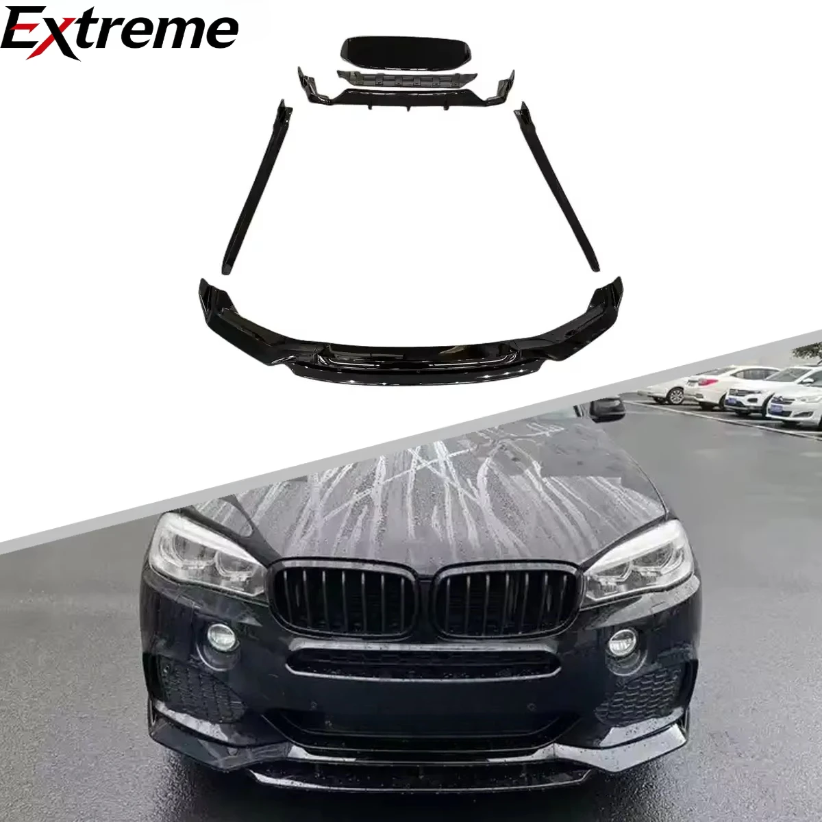 F15 Black Knight Style Gloss Black Car Front Lip Rear Diffuser Side Skirt Vents Spoiler Body Kit Aero Kit for BMW X5 F15
F15 Black Knight Style Gloss Black Car Front Lip Rear Diffuser Side Skirt Vents Spoiler Body Kit Aero Kit for BMW X5 F15