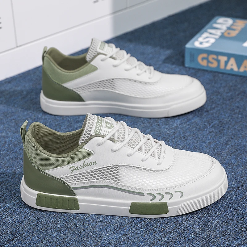 HKDQ Summer Breathable Men's Walking Shoes Anti Slip Skateboard Sneakers Men Casual Flat Large Size 39-47 Sports Shoes for Male
HKDQ Summer Breathable Men's Walking Shoes Anti Slip Skateboard Sneakers Men Casual Flat Large Size 39-47 Sports Shoes for Male