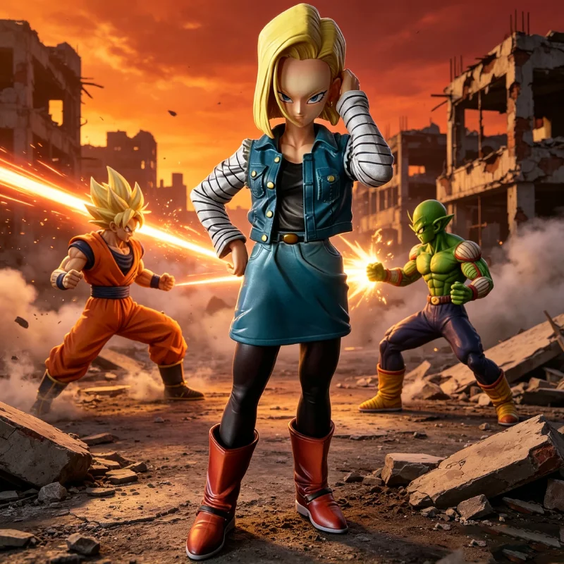 27cm Dragon Ball Z YS Android 18 Model Anime DBZ Action Figure SSJ Lazuli Figurine Toys GK Statue Figuras Ornament Gift for Fans
27cm Dragon Ball Z YS Android 18 Model Anime DBZ Action Figure SSJ Lazuli Figurine Toys GK Statue Figuras Ornament Gift for Fans