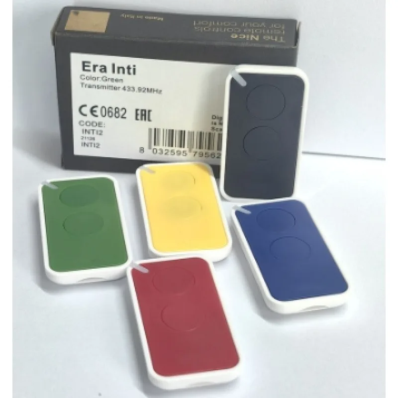 Garage Remote Control 433Mhz Wireless Transmitter for Erai Inti1 Inti2 Inti1Y Inti2Y Inti1L Inti2L Inti1B Inti2B Flo1Re Flo2Re Flo4Re 433.92
Garage Remote Control 433Mhz Wireless Transmitter for Erai Inti1 Inti2 Inti1Y Inti2Y Inti1L Inti2L Inti1B Inti2B Flo1Re Flo2Re Flo4Re 433.92