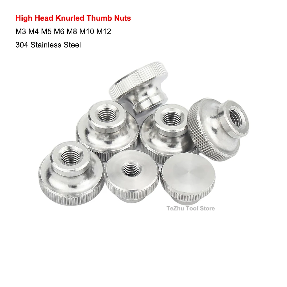 M3-M12 304 Stainless Steel Hand Nut High Head Knurled Thumb Through Hole Blind Hole Nut Advertising Decorative Nail
M3-M12 304 Stainless Steel Hand Nut High Head Knurled Thumb Through Hole Blind Hole Nut Advertising Decorative Nail