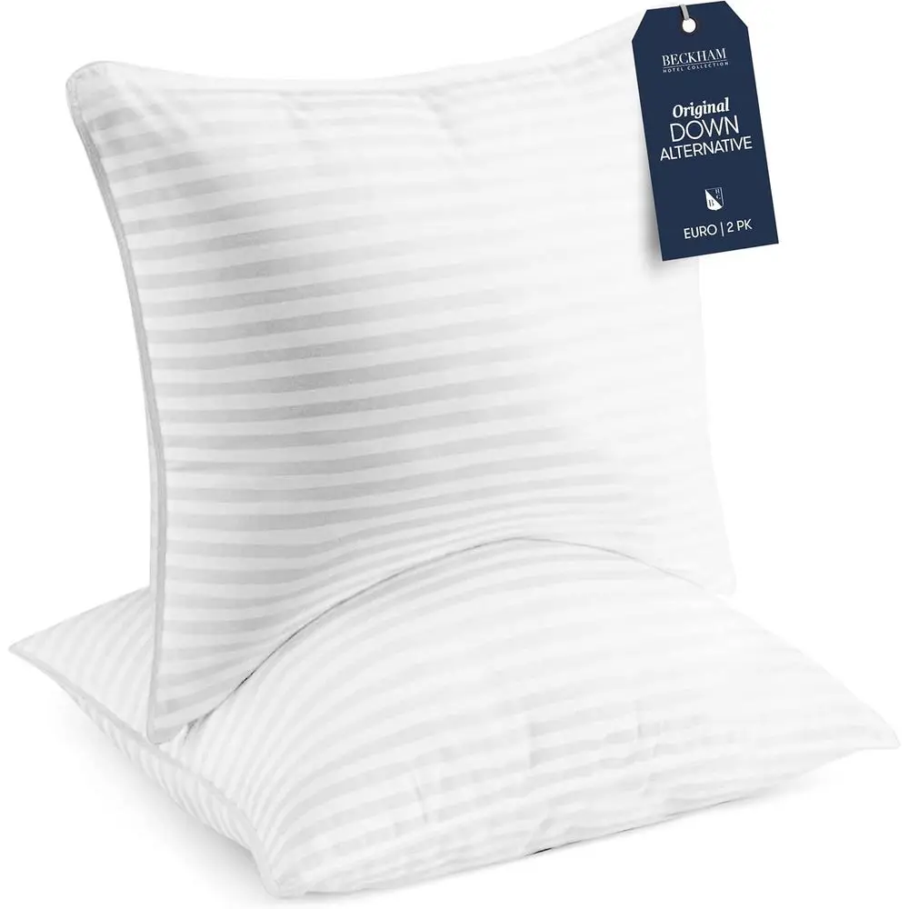 Euro Size Throw Pillows (Set o 2), 26 x 26 Down Alternative Pillow Insert or Bed, Couch, and Soa
Euro Size Throw Pillows (Set o 2), 26 x 26 Down Alternative Pillow Insert or Bed, Couch, and Soa