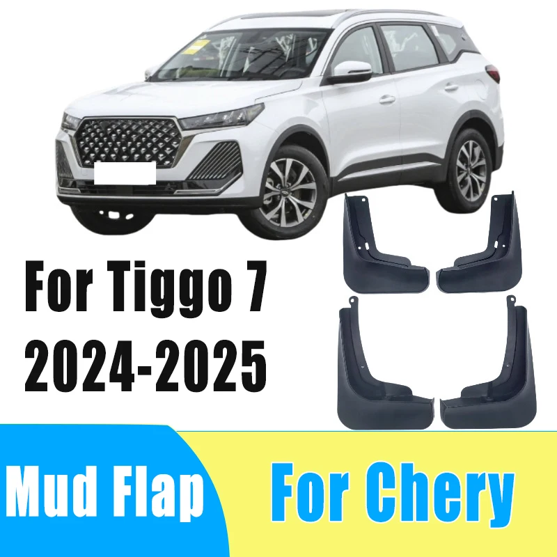 4pcs Automotive Tire Mudguard Waterproof Prevent Mud Splashing Car Mud Flap Fender Trim Accessories For Chery Tiggo 7 2024-2025
4pcs Automotive Tire Mudguard Waterproof Prevent Mud Splashing Car Mud Flap Fender Trim Accessories For Chery Tiggo 7 2024-2025