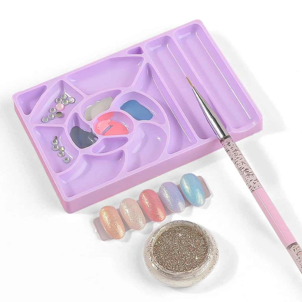 6Pcs Nail Art Polish Plate Plastic Dish for Manicure Easy to Wipe Off Multi Grid Design Suitable for Professional Use
6Pcs Nail Art Polish Plate Plastic Dish for Manicure Easy to Wipe Off Multi Grid Design Suitable for Professional Use