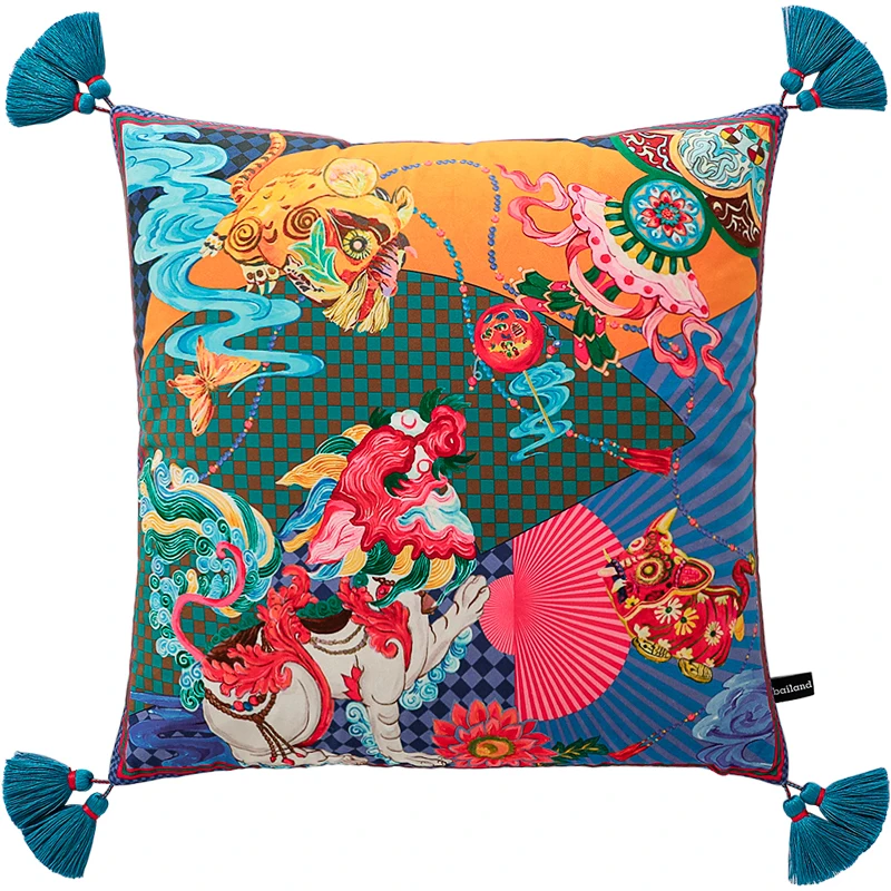 Retro Chinese Dragon Pillows Colorful Joyful Cushion Case Velvet Decorative Pillow Cover For Sofa 45x45 50x50 60x60 Home Decor
Retro Chinese Dragon Pillows Colorful Joyful Cushion Case Velvet Decorative Pillow Cover For Sofa 45x45 50x50 60x60 Home Decor