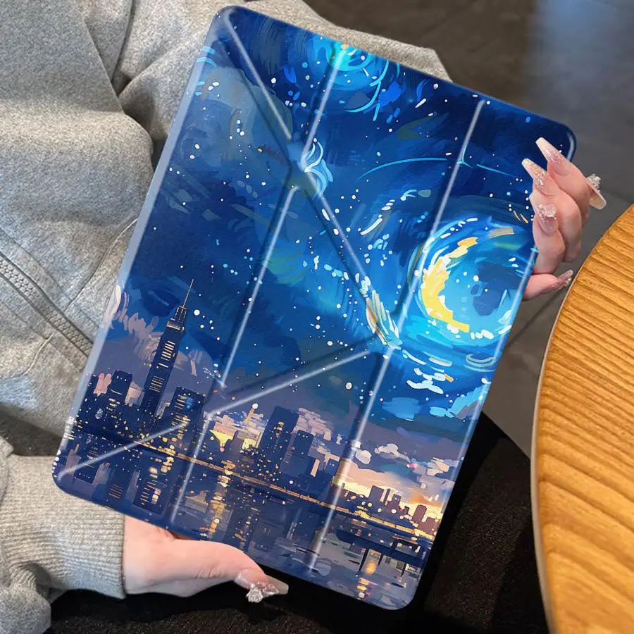 Holder Cover Tablet Case For iPad Mini 6 7 Air 4 5 M3 M2 1 2 M4 11inch Pro 2025 Pro 11th 10th 9th 8th 7th 12.9inch City Starry
Holder Cover Tablet Case For iPad Mini 6 7 Air 4 5 M3 M2 1 2 M4 11inch Pro 2025 Pro 11th 10th 9th 8th 7th 12.9inch City Starry