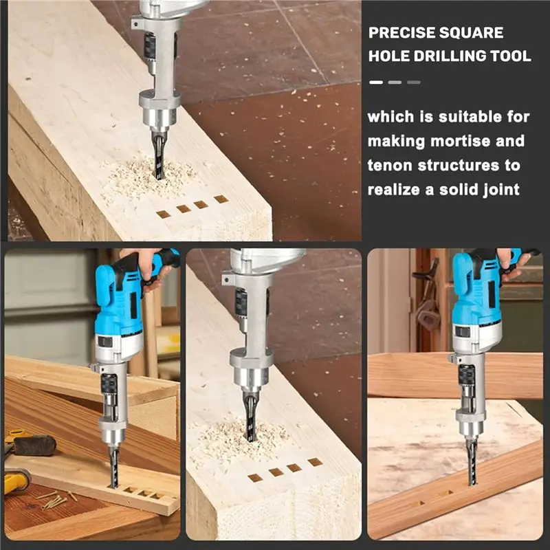 AA05 Two-Pack Square Hole Drill Bit Adapter Drill Bit Holder Professional Accessory Adapter Mortise Drill Bit For Hand Drill
AA05 Two-Pack Square Hole Drill Bit Adapter Drill Bit Holder Professional Accessory Adapter Mortise Drill Bit For Hand Drill