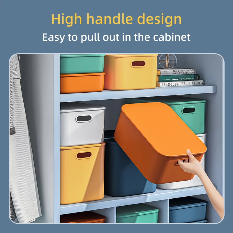 Colorful Plastic Organizers Storage Box With Lid For Toys Underwear Sock Jewelry Lipstick Container Stackable Baskets Bins
Colorful Plastic Organizers Storage Box With Lid For Toys Underwear Sock Jewelry Lipstick Container Stackable Baskets Bins