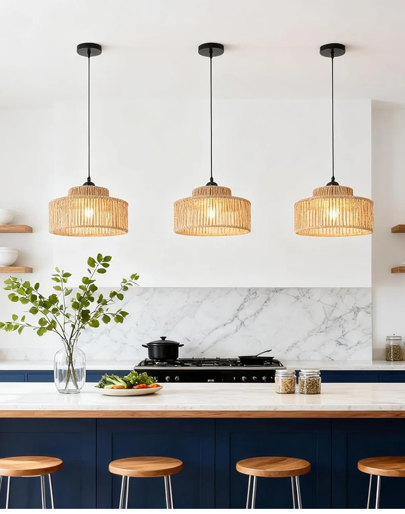 Japanese hemp rope woven pendant light, rural restaurant, tea room, homestay, bar, bedroom, wicker woven indoor lighting
Japanese hemp rope woven pendant light, rural restaurant, tea room, homestay, bar, bedroom, wicker woven indoor lighting