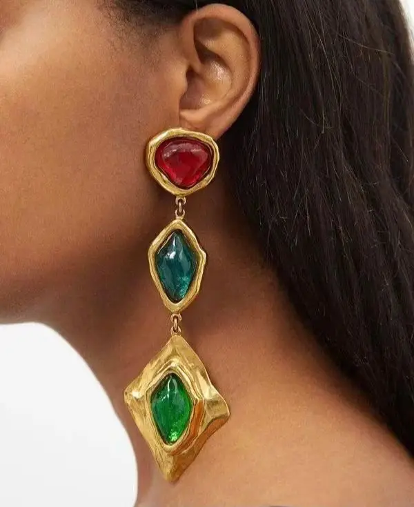 Earrings Fashion Personality Retro Light Luxury High Sense Exaggerated Long Irregular Ear Clip For Women Aretes De Mujer Pendien
Earrings Fashion Personality Retro Light Luxury High Sense Exaggerated Long Irregular Ear Clip For Women Aretes De Mujer Pendien