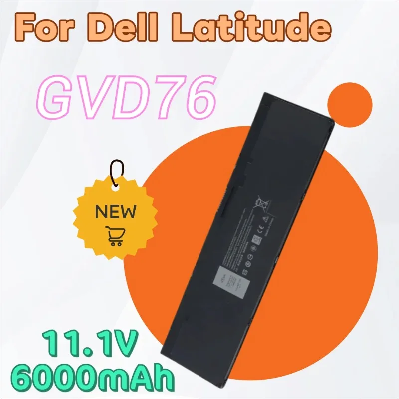 Brand New Replacement Laptop Battery 11.1V 6000mAh GVD76 for Dell Latitude E7240 E7250 Series F3G33 VFV59 WD52H 
Brand New Replacement Laptop Battery 11.1V 6000mAh GVD76 for Dell Latitude E7240 E7250 Series F3G33 VFV59 WD52H