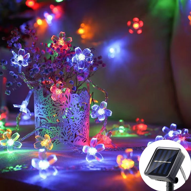 Outdoor Solar Cherry Blossom LED String Lights Decoration Flower Indoor Party Atmosphere Home Flower Garden Fairy Lights
Outdoor Solar Cherry Blossom LED String Lights Decoration Flower Indoor Party Atmosphere Home Flower Garden Fairy Lights