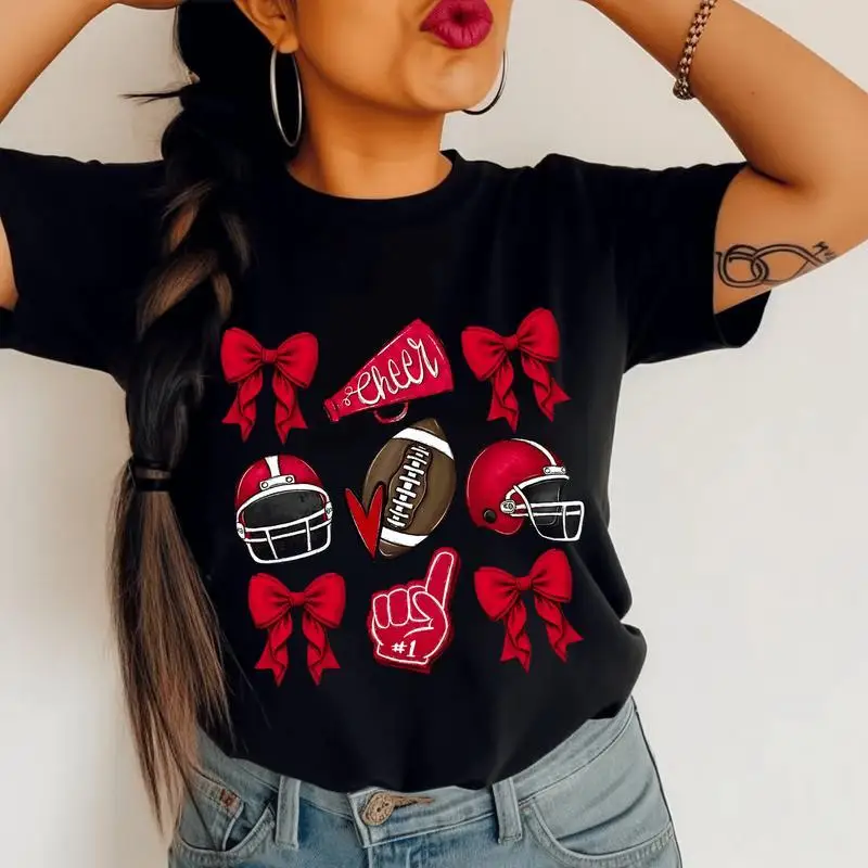 Coquette Game Day Shirt, Football Game Day T-shirt, Football Comfort Color Shirt, Coquette Football Shirt, Sports Team Spirit
Coquette Game Day Shirt, Football Game Day T-shirt, Football Comfort Color Shirt, Coquette Football Shirt, Sports Team Spirit