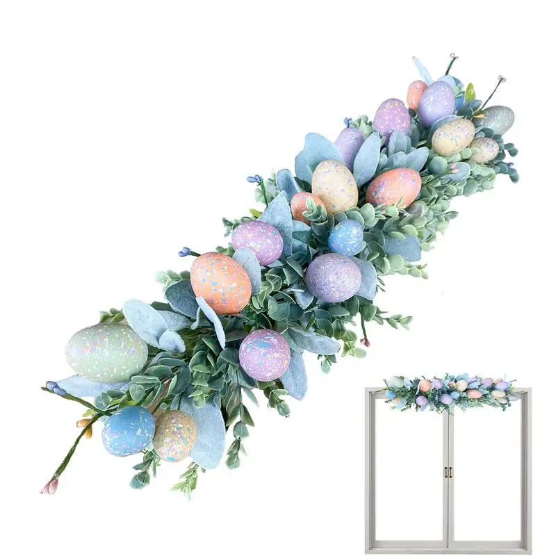 Easter Egg Wreath Artificial Colorful Eggs Home Wall Decor 60cm Spring Window Garland Hanger Decor Eucalyptus Leaves Garland For
Easter Egg Wreath Artificial Colorful Eggs Home Wall Decor 60cm Spring Window Garland Hanger Decor Eucalyptus Leaves Garland For
