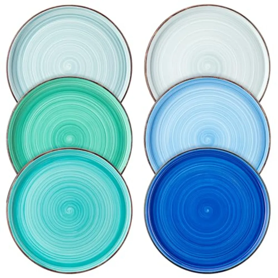 Bonita Salad Plates Ceramic Small Dinner Plates Set Dessert Plates Set of 6 Microwave Oven and Dishwasher Safe
Bonita Salad Plates Ceramic Small Dinner Plates Set Dessert Plates Set of 6 Microwave Oven and Dishwasher Safe