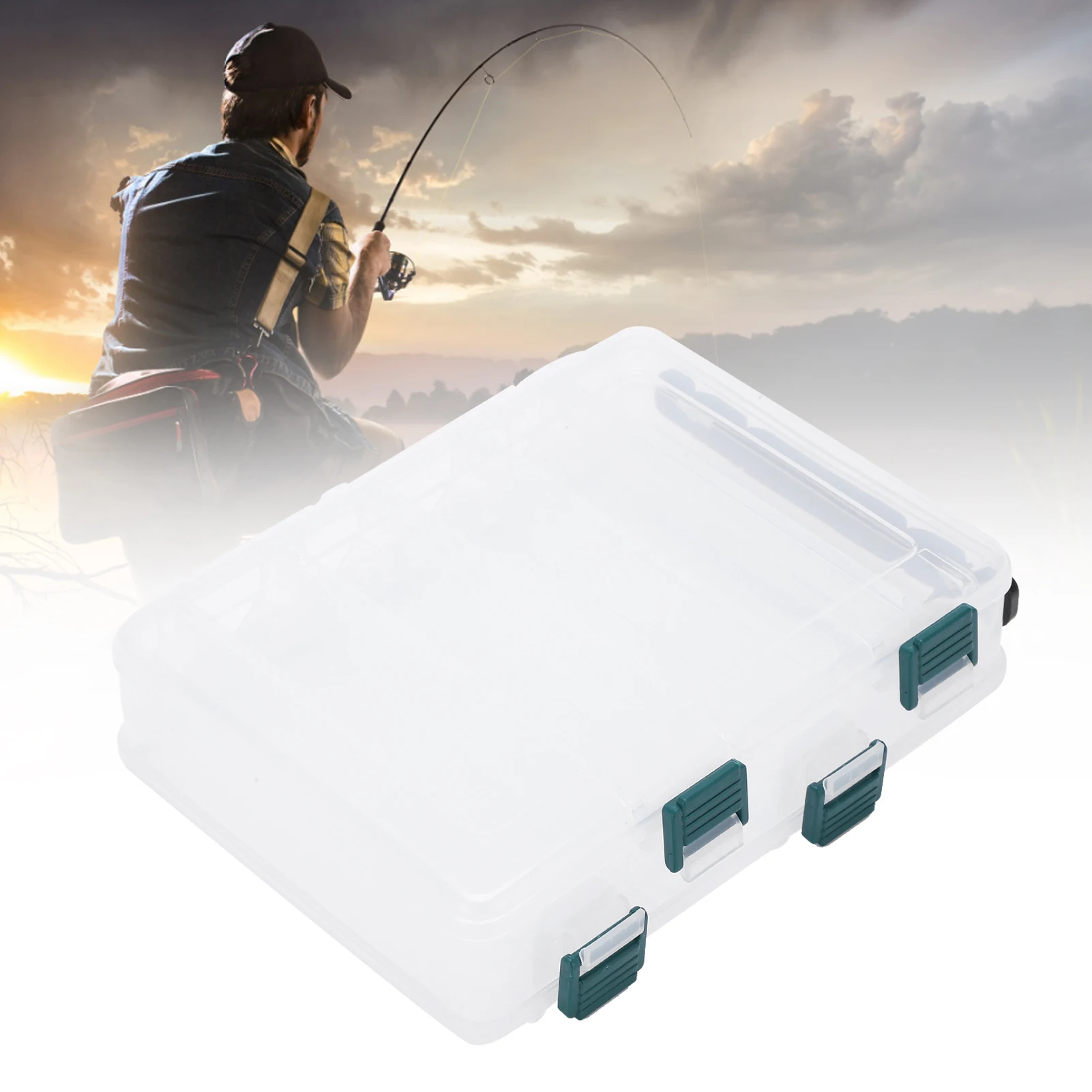Fishing Gear Box Fishing Tackle Box Double Layer Multifunctional Portable Fishing Accessory StorageBox Portable Bait Storage Box
Fishing Gear Box Fishing Tackle Box Double Layer Multifunctional Portable Fishing Accessory StorageBox Portable Bait Storage Box