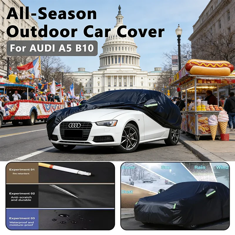 Outdoor Car Cover for AUDI A5 8T3 8W6 B10 - Outdoor Full Protection, Waterproof Dustproof Heat-Resistant
Outdoor Car Cover for AUDI A5 8T3 8W6 B10 - Outdoor Full Protection, Waterproof Dustproof Heat-Resistant
