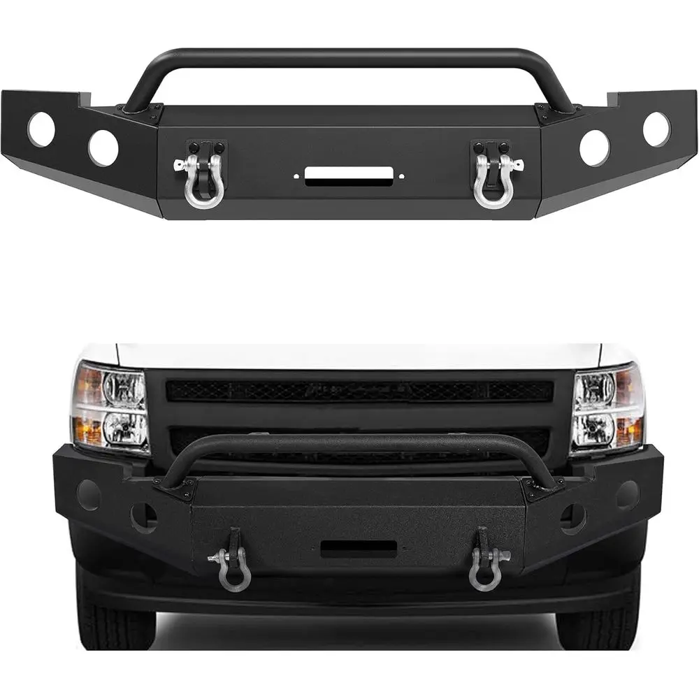 Front Bumper Compatible with 2007-2013 Chevy Silverado 1500 W/Push Bar 3-Piece Modular -2 Packages
Front Bumper Compatible with 2007-2013 Chevy Silverado 1500 W/Push Bar 3-Piece Modular -2 Packages