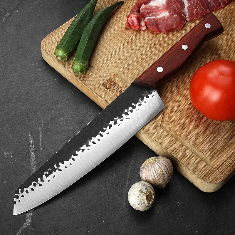 8 Inch Kiritsuke Knife 7Cr17MoV Stainless Steel Blade Wood Handle Chef Slicing Vegetables Cleaver Meat BBQ Kitchen Sharp Knife
8 Inch Kiritsuke Knife 7Cr17MoV Stainless Steel Blade Wood Handle Chef Slicing Vegetables Cleaver Meat BBQ Kitchen Sharp Knife