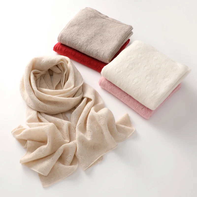 100% Cashmere Scarf Women – Lightweight Soft Four Seasons Wrap – Fashion Maple Leaf Knit Pattern – Warm Shawl &Luxury Accesso
100% Cashmere Scarf Women – Lightweight Soft Four Seasons Wrap – Fashion Maple Leaf Knit Pattern – Warm Shawl &Luxury Accesso
