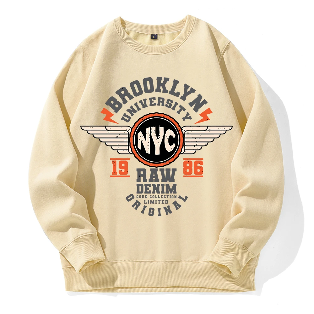 Brooklyn New York City 1986 Usa Creative Print Mens Sportswear O-Neck Basic Clothes Simple Street Tracksuit Soft Warm Sweatshirt
Brooklyn New York City 1986 Usa Creative Print Mens Sportswear O-Neck Basic Clothes Simple Street Tracksuit Soft Warm Sweatshirt