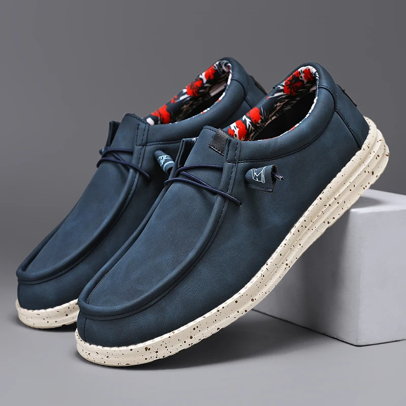 Summer Blue Classic Loafers Mens Leather Shoes Plus Size 45-50 Shoes Man Flat Comfortable Casual Shoes for Men zapatos de hombre
Summer Blue Classic Loafers Mens Leather Shoes Plus Size 45-50 Shoes Man Flat Comfortable Casual Shoes for Men zapatos de hombre
