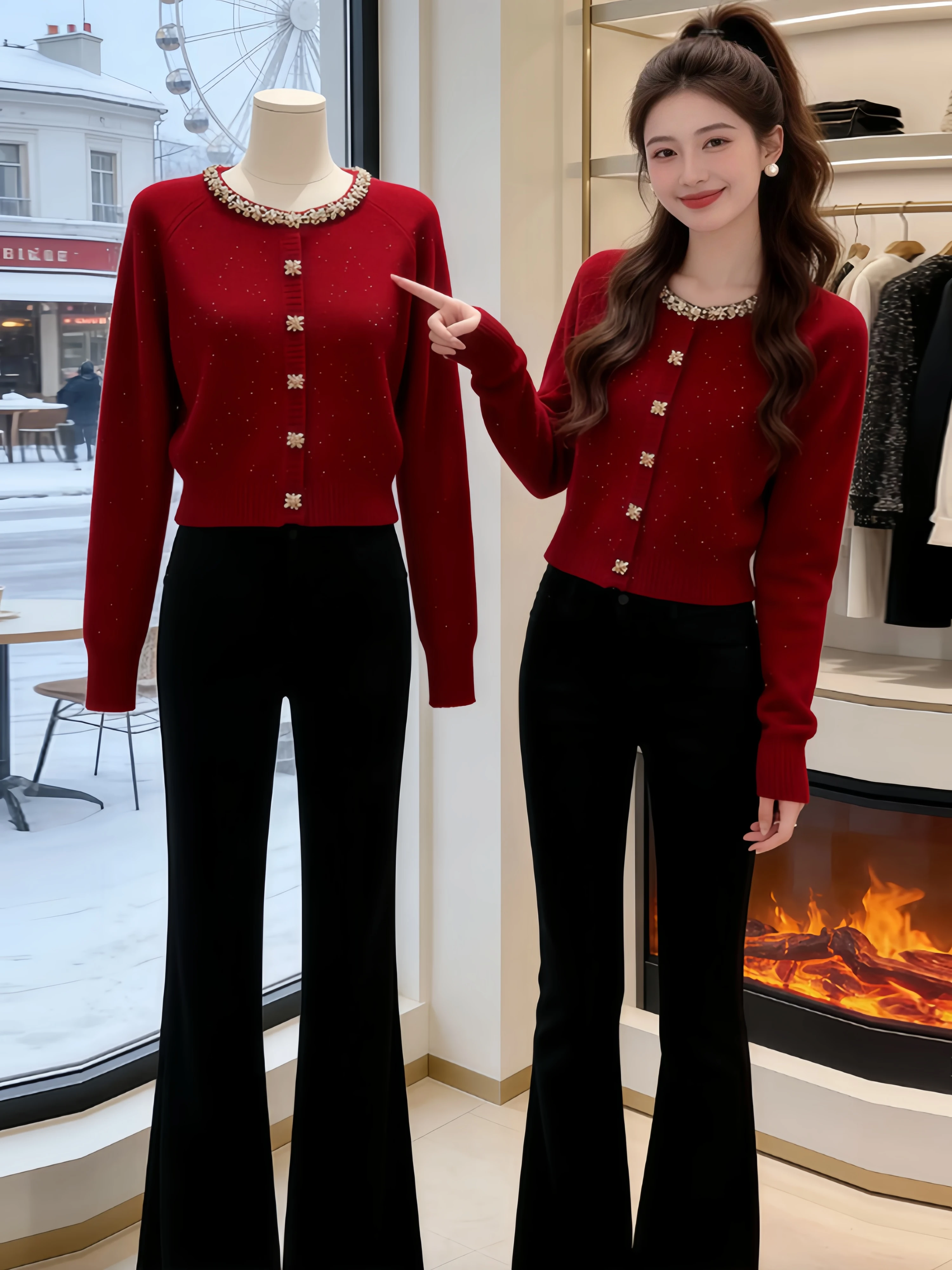 Elegant Unique Long Sleeve Knitted Open Cardigan Women's Short Comfortable Versatile Winter Fashion Top Casual Loose Fit Knit...
Elegant Unique Long Sleeve Knitted Open Cardigan Women's Short Comfortable Versatile Winter Fashion Top Casual Loose Fit Knit...
