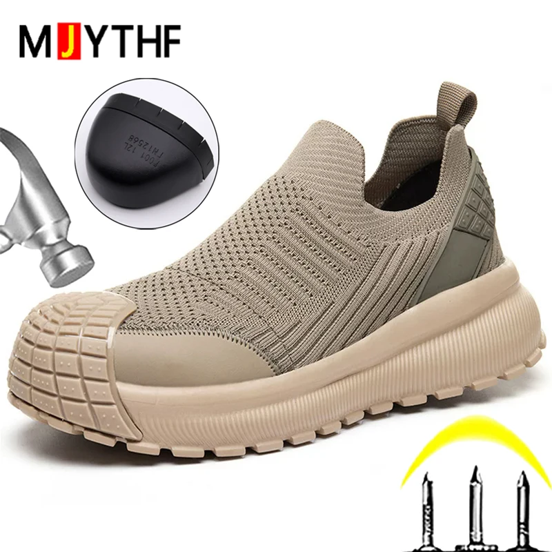 Work Safety Shoes For Men Anti-smash Anti puncture Work Sneakers Protection Shoes Lightweight anti slip Security Shoes Loafers
Work Safety Shoes For Men Anti-smash Anti puncture Work Sneakers Protection Shoes Lightweight anti slip Security Shoes Loafers