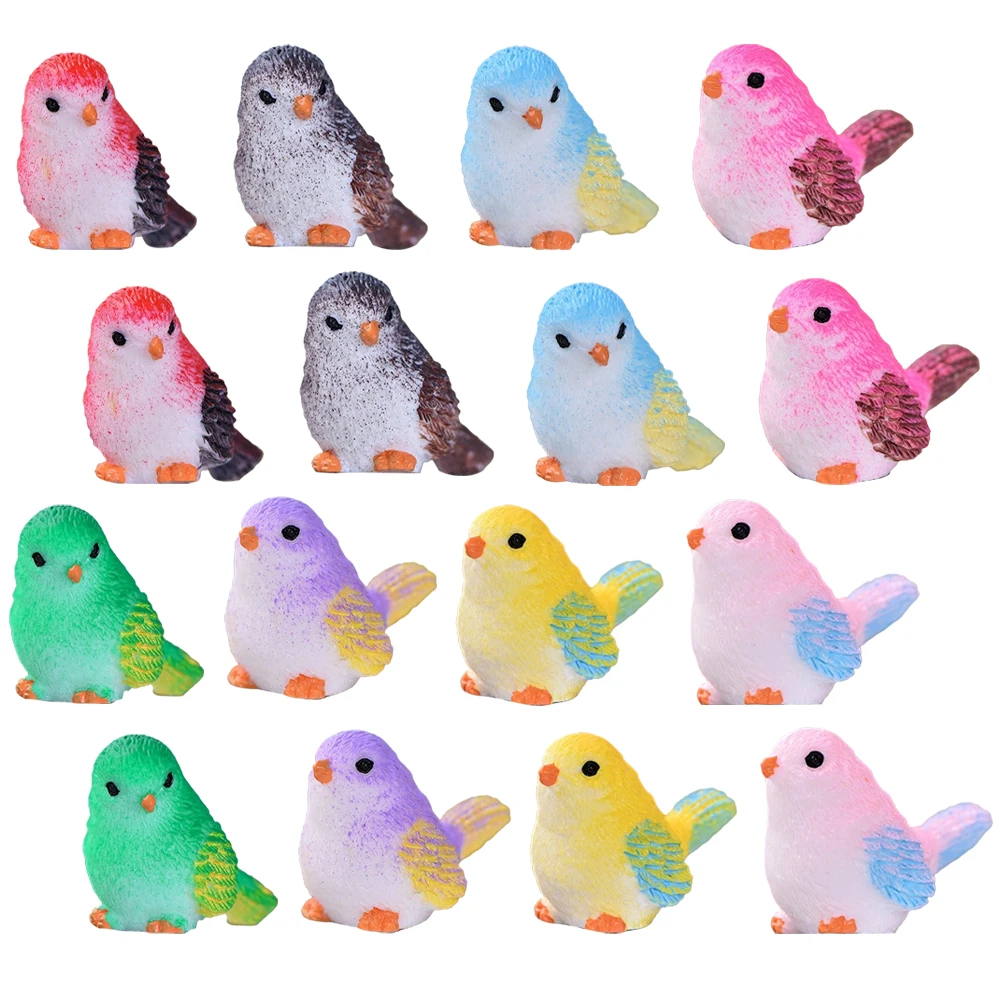 16 Pcs Cartoon Bird Figurines Mini Resin Decorative L Accessories Lovely Tiny Animals Home Office Garden
16 Pcs Cartoon Bird Figurines Mini Resin Decorative L Accessories Lovely Tiny Animals Home Office Garden