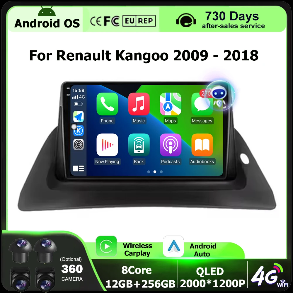 Car Radio Multimedia Video Player Navigation Stereo For Renault Kangoo 2009 - 2017 2018 Android Auto Carplay Head Unit 4G WIFI
Car Radio Multimedia Video Player Navigation Stereo For Renault Kangoo 2009 - 2017 2018 Android Auto Carplay Head Unit 4G WIFI
